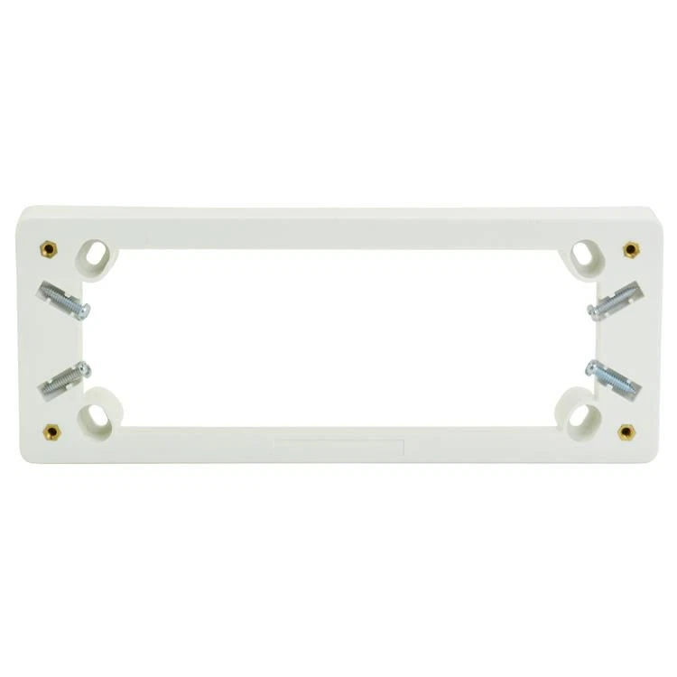 5x Quad Mounting Block 25mm White for Quad Power Points GPO - image 1