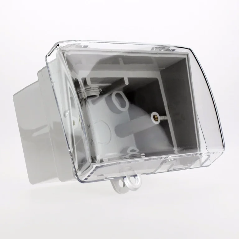 Weatherproof Mounting Box Enclosure with Clear Lid Lock Clear Waterproof - image 1