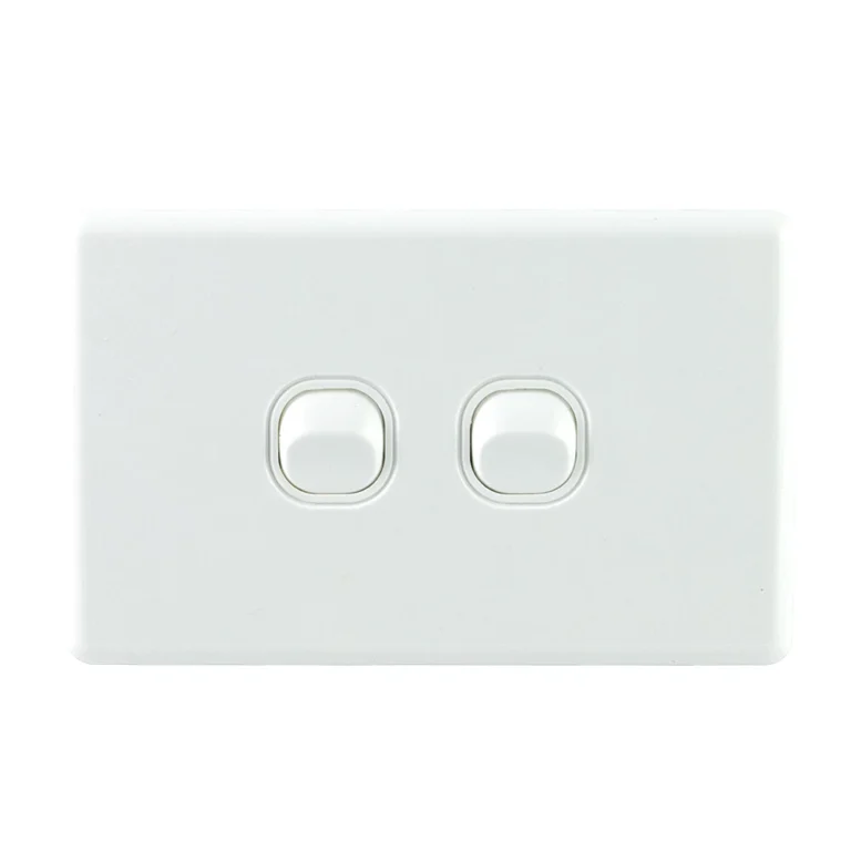 2 Gang Light Switch Electrical CLASSIC Horizontal - image 1